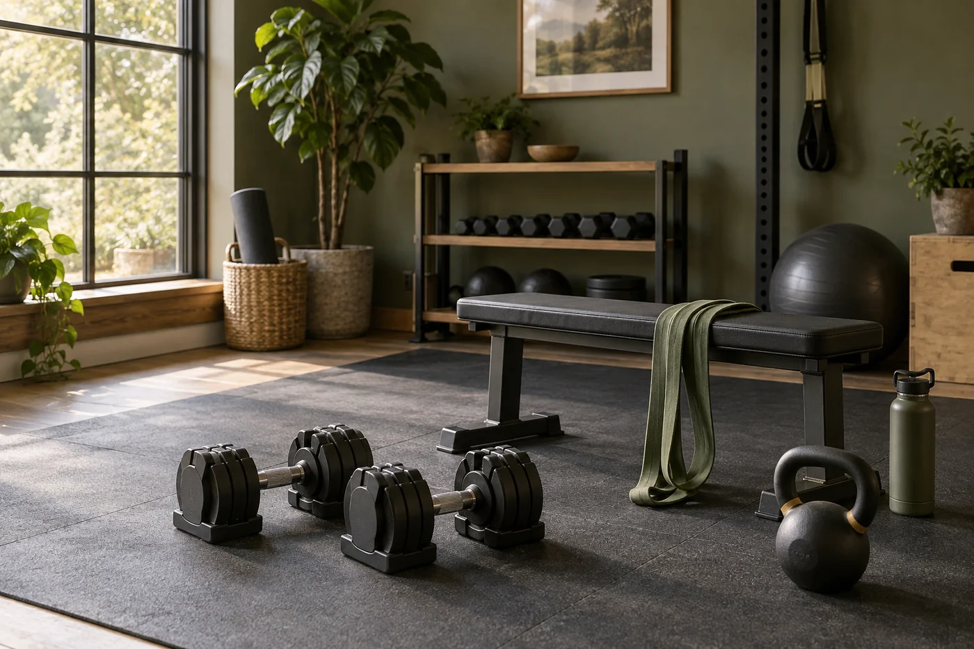 A simple home training setup